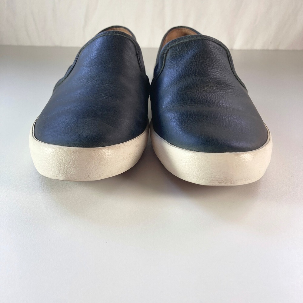 Frye Dylan Slip On Black Leather Casual Comfort Loafer Sneakers Womens 7 M Shoes - Picture 4 of 13